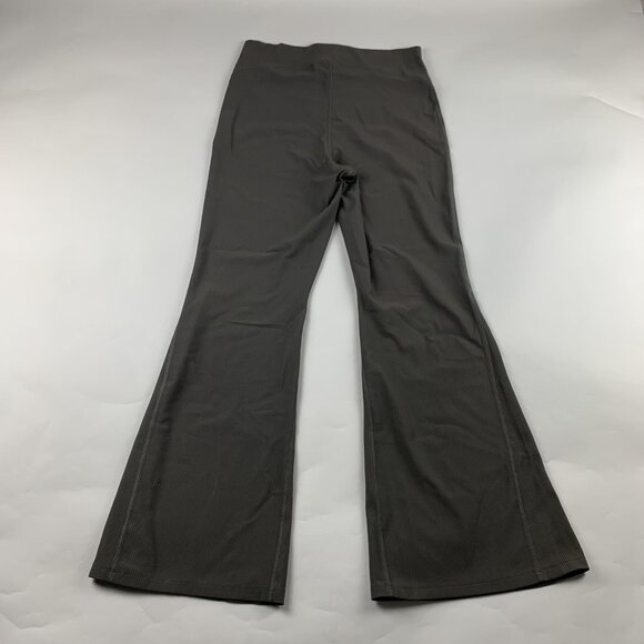 Old Navy Temple Stone Ribbed Powersoft Extra High Rise Super Flare Leggings L - Picture 6 of 7